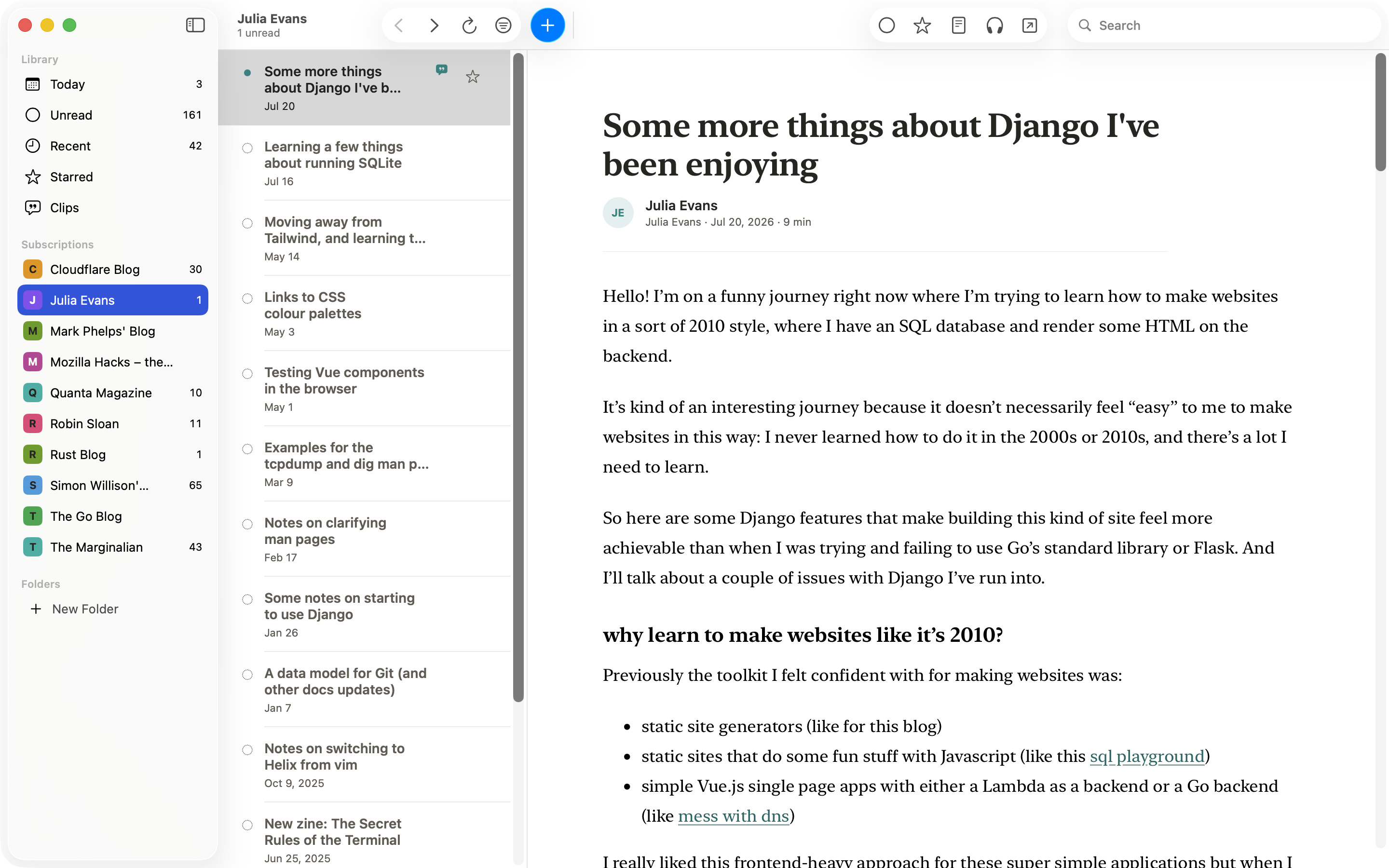 The Cove reader in the system light appearance: warm paper surfaces with dark text.
